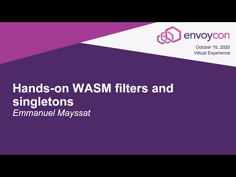 Hands-on WASM filters and singletons - Emmanuel Mayssat