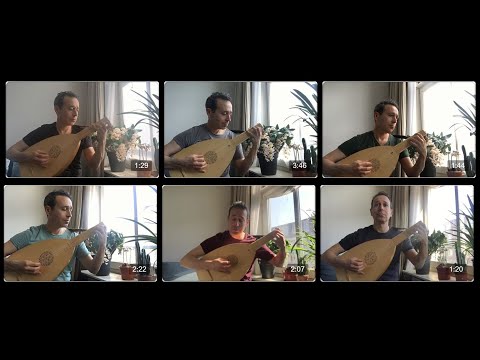 Pierre Attaingnant - six pieces for renaissance lute played by Israel Golani