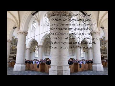 Gezongen psalm 84 vers 1 en 5  met tegenstem