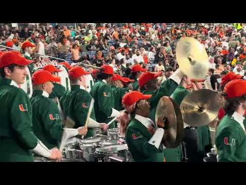 12-28-2024 Pop-Tarts Bowl featuring @bandofthehour  The University of Miami "Band of the Hour"
