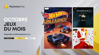 PlayStation Plus - Octobre 2022 - Hot Wheels Unleashed, Injustice 2 et Superhot
