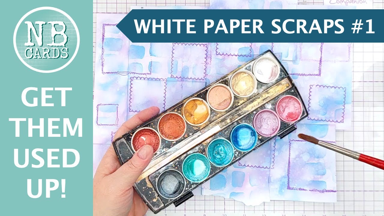 NEW SERIES! WHITE PAPER SCRAPS - Get Them Out of Your Stash and Onto Your Cards! [2024/162]