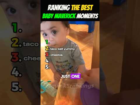 Ranking The Best Baby Maverick Moments ❤️ #shorts