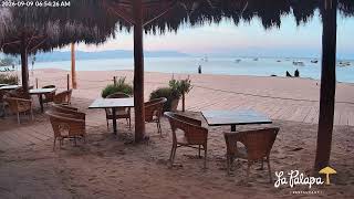 Los Muertos Beach Cam – La Palapa Puerto Vallarta, México 🇲🇽 live webcam