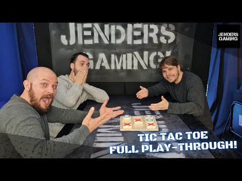 Tic tac toe, board game full playthrough! - YouTube