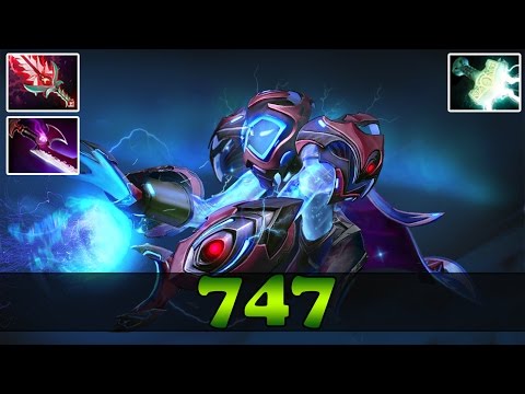 747 8000 MMR Plays Arc Warden with Bloodthorn - Dota 2