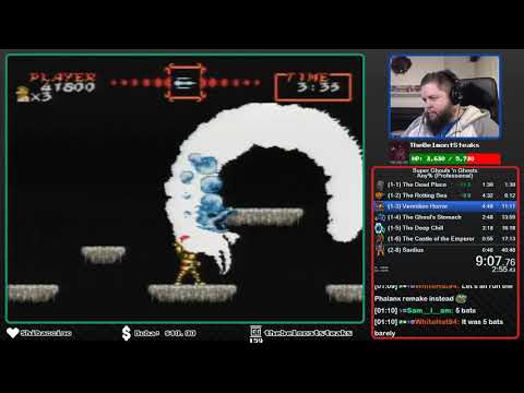 Super Ghouls 'n Ghosts DEATHLESS Professional Mode Speedrun in 37:20