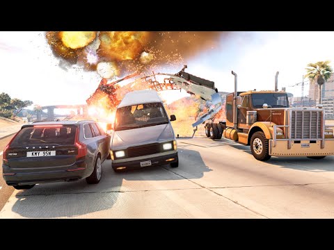 Realistic Car Crashes and Dangerous Driving #3 | BeamNG Drive