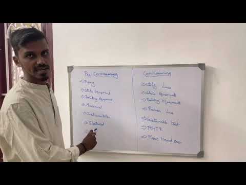 Intro to precommissioning and commissioning