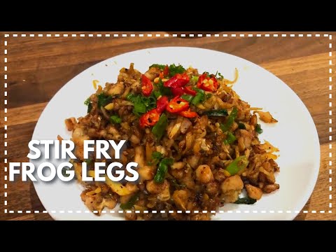 Stir Fried Frog Legs, with ginger, Frog Legs Recipe