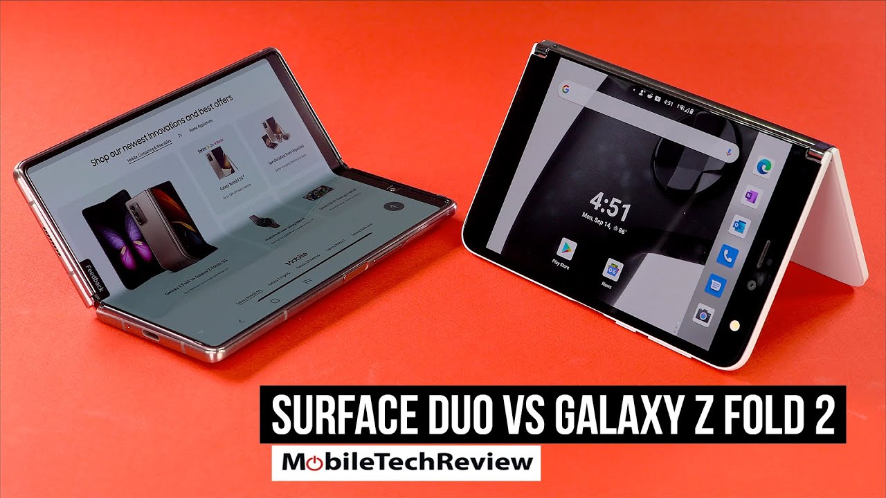 Microsoft Surface Duo vs Samsung Galaxy Z Fold 2 5G Comparison Smackdown