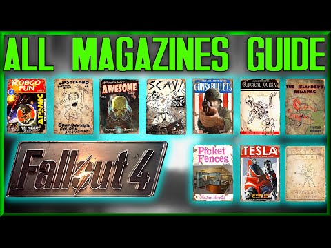 ALL MAGAZINES (Far Harbor & Nuka-World DLC Included) Guide/Walkthrough - Fallout 4