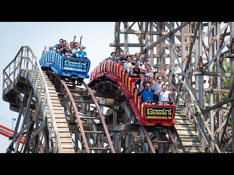 Off-ride footage of a Gemini train