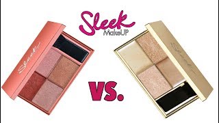 Sleek Copperplate Vs. Cleopatras Kiss Highlighting Palette | Princess.Peach