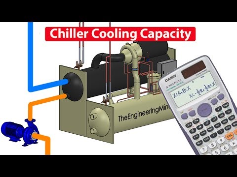 CALCULATE Chiller cooling capacity - Cooling Load kW BTU Refrigeration Ton Video