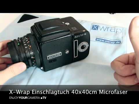 X-Wrap Einschlagtuch 40x40cm Microfaser - by enjoyyourcamera.com