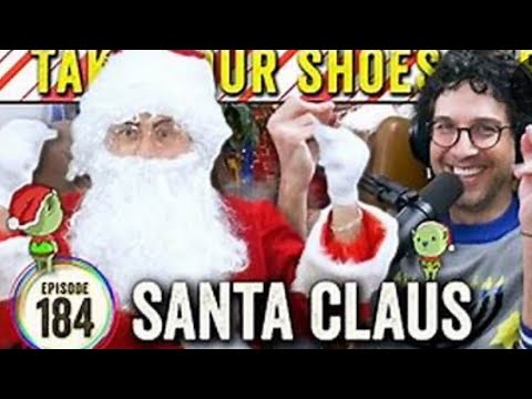 Santa Claus, Lisa Gilroy & Rick Glassman in Christmas T ( ๏ 人 ๏ ) t’s @rickglassman