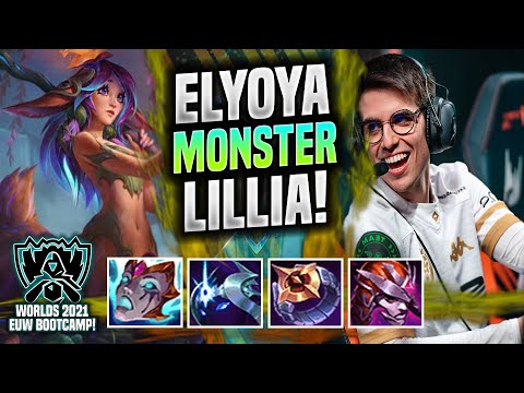 ELYOYA IS A MONSTER WITH LILLIA! 🔥WORLDS BOOTCAMP EUW🔥 - MAD Elyoya Plays Lillia JUNGLE vs Lee Sin!