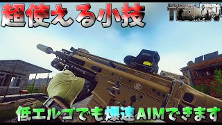 【タルコフ】エルゴ無視で超早くADSできる小技を紹介します!!【EFT】
