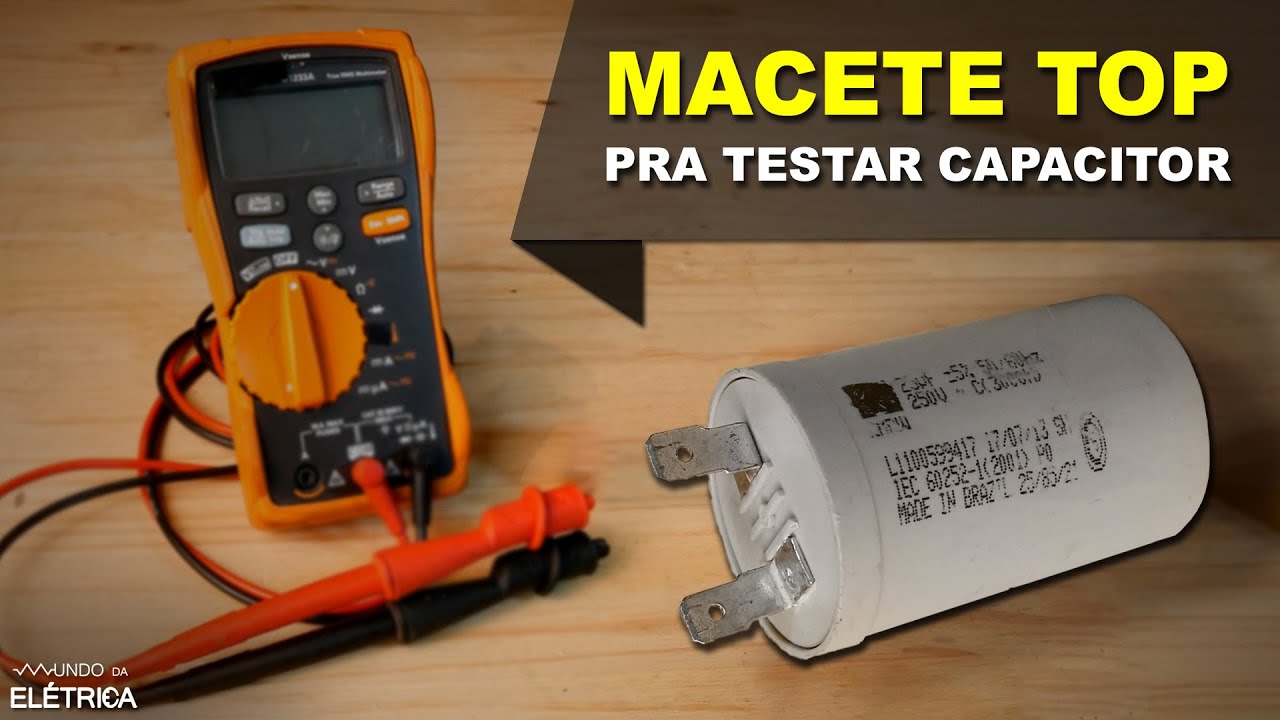 Como testar CAPACITOR com MULTÍMETRO e encontrar o DEFEITO!
