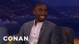 Demetrius Shipp Jr. Was Installing Satellite Dishes A Few Years Ago | CONAN on TBS video