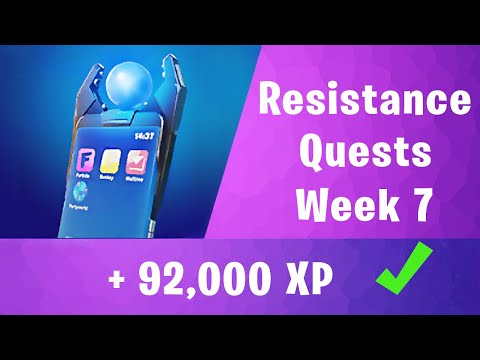 Fortnite All Week 7 Resistance Quests (Chapter 3 Season 2)