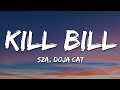 SZA Kill Bill Lyrics Ft Doja Cat