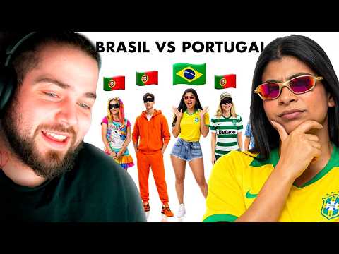 wuant reage a 1 BRASILEIRO VS 5 PORTUGUESES