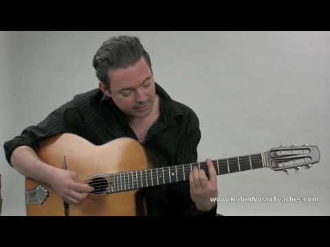 Bossa Dorado   The Chords - Robin Nolan Gypsy jazz guitar lesson