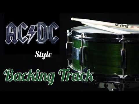 AC/DC Style Drumless Backing Track