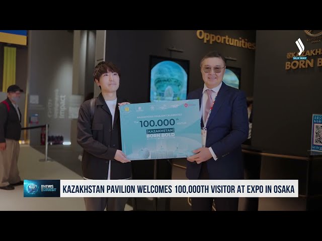 Kazakhstan pavilion welcomes 100,000th visitor at EXPO in Osaka
