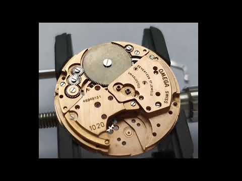 Old Omega #1020 #auto#movement cleaning and maintenance
