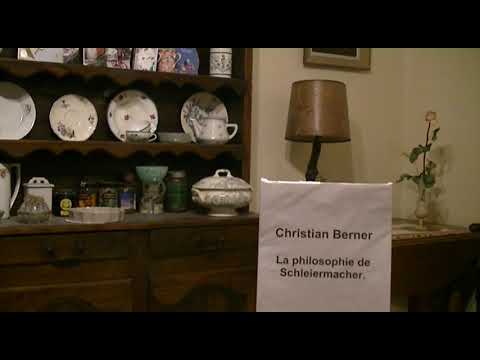 Christian Berner: La philosophie de Schleiermacher.
