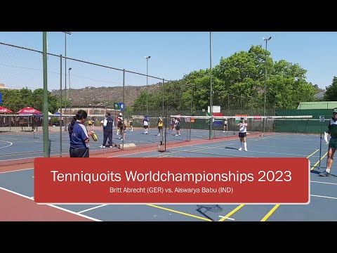 Abrecht (🇩🇪) vs. Babu (🇮🇳) - Tenniquoits World Championships 2023