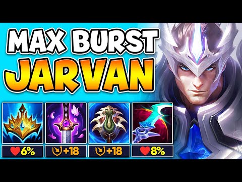 WTF?! INSTANT KILL JARVAN MAKES TANKS LOOK SQUISHY! (PASSIVE + ECLIPSE = ONE SHOT)