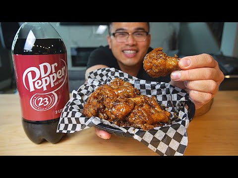 DR PEPPER CHICKEN WINGS - This Maybe Be The Best Flavour Wings Ever!