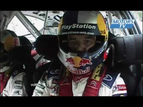 WRC Finland Day 2 Accident Raikkonen Jump Loeb