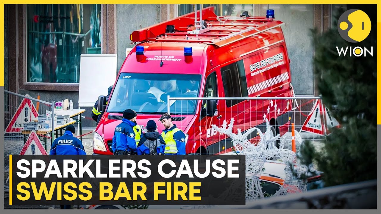 Switzerland Bar Fire: Sparklers Blamed For DEADLY Swiss Bar Fire Claiming At Least 40 Lives  | WION