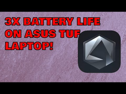 3x Battery Life on Any ASUS Tuf Laptop! (ASUS Tuf gaming/dash) #Shorts