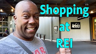 Shopping at REI