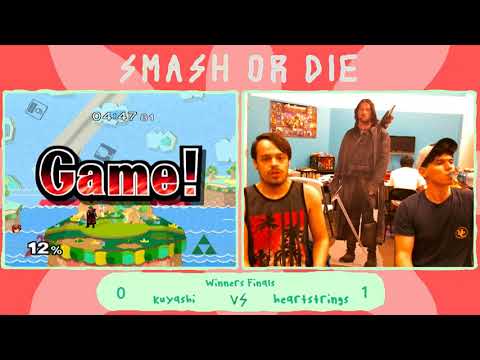 SMASH OR DIE 6 - heartstrings (Sheik) vs. kuyashi (Marth, Sheik) Smash Melee Winners Finals