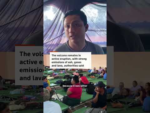Video Thumbnail: Hundreds evacuated as Guatemala's Fuego volcano erupts