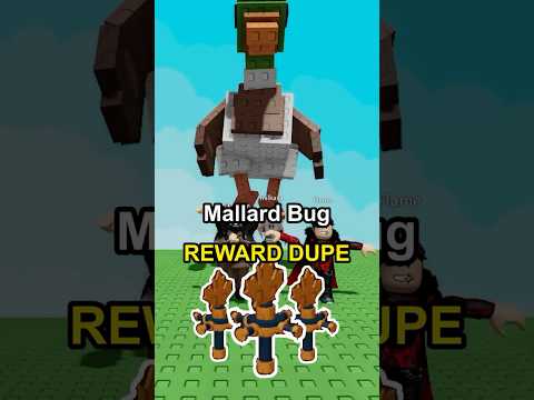 Mallard reward DUPE Bug ft @Flamedabest #growagarden #roblox #fyp