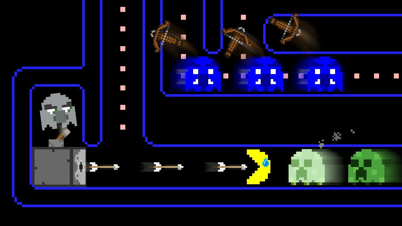 Pac-Man's MINECRAFT Maze Mayhem (TMB Animation)