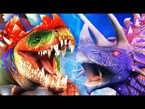 T.REX vs World BOSS JUGGERNAUT 32. Battle | Jurassic World - The Game