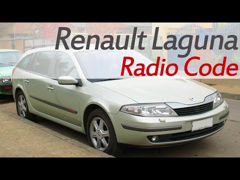 Renault Laguna: Radiocode eingeben, Radiocode eingeben, Eingabe