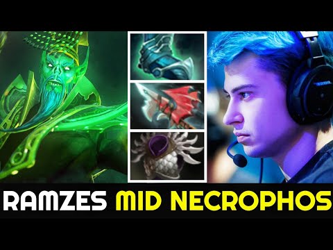 RAMZES Mid Necrophos - Super Raid Boss 1v5 Gameplay 7.25 Dota 2