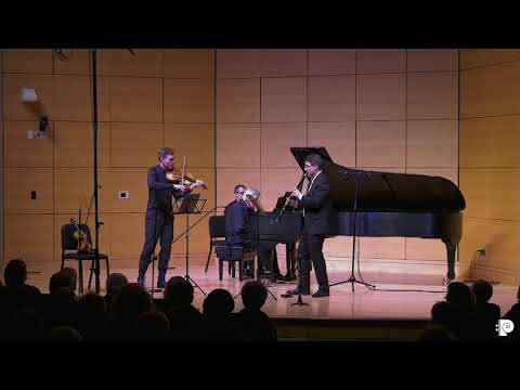 Bartók - Contrasts for Clarinet, Violin and Piano, Sz. 111; I. Verbunkos