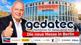 gedatec Berlin 2026: Die neue Messe für Gebäudetechnik | SMA, MENNEKES, Weidmüll