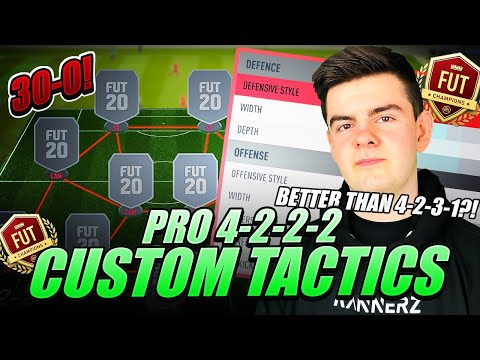 30-0 TOP 100 BEST PRO 4222 CUSTOM TACTICS FINAL PATCH AUGUST - FIFA 20 ULTIMATE TEAM